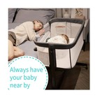 Amke Baby Bassinets  Bedside Sleeper all Mesh Crib Portable For Safe Co-sleep   