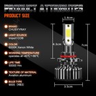 9005 H11 H16 Led Headlight Bulbs High Low Beam Fog Light 6000lm White