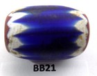 Mnfr Mistake Pattern Antique Venetian Chevron Trade Bead African Bb21 Bg 61