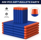 Tudaymol Nerf Bullets 500 Official Dart For Nerf N-elite Series Refill Darts