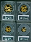 1992 4-coins Set W   P  50  25  10  5 Gold Eagle Pcgs Pr70 Proof Pf70 Scarce