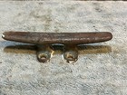 Vintage Bronze Merriman Cleat 6    Long Nice Patina Solid Bronze
