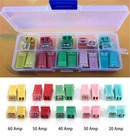 Fuses Assortment Kit 20a 30a 40a 50a 60a Amp 20pcs Car Square Fuse W box