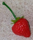 27 Pcs Artificial Strawberries Realistic Fake Fruit Plastic Decorative Props Red
