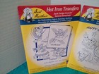 Lot Of 5 Aunt Martha s Hot Iron Transfers -adorable New Sealed