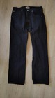 Levis 501 Button Fly Jeans Mens 32x30 Black Denim Straight Y2k Made In Mexico