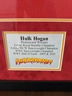 Hulk Hogan Signed Autographed Framed Red Shirt Pia Coa Wwe Wwf Wcw Hof