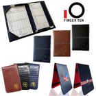 Golf Scorecard Holder Leather Yardage Book Cover For Golf Courses 3 Colors Us