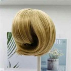 Golden And Brown Color Bob Hair Wig For 45-55cm Reborn Doll High Quality Reborn