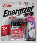 Mixed Lot Of 16 In Two Sizes Energizer Max Alkaline Batteries 8 Aa   8 Aaa 2035