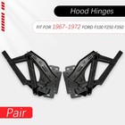 Pair Hood Hinge Kit For 1967-1972 Ford F100 F250 F350 Driver   Passenger Side