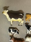 Lot Of 15 Unbranded Cow   Horse Figurines Plastic Figures Toys