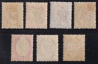 Matt s Stamps Malta Scott  21- 27 Edward Vii Issues Of 1903-04 Set Mnh mh Cv 160
