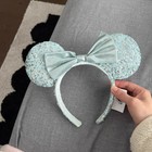 Blue Exclusive Frozen Arendelle Aqua Disney parks Minnie Ears Headband Us Nwt