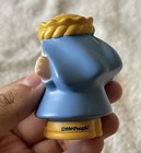 Fisher-price Little People King Figure Crown Robe Blue Cloak Gold Hair Gift