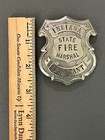 Indiana Fire Assistant Obsolete Antique Fireman   s Badge