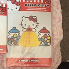 Hello Kitty Party Decorations Set Centerpiece  Foil Balloon   4 Hats Red white