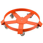1 2pcs 55 Gal Drum Dolly Heavy Duty Barrel Cart 1000 1250lbs With Swivel Casters