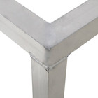 Commercial Kitchen Aluminum Dunnage Rack Shelf 1630 Lbs  Capacity 36  X 20  X 8 