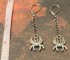 Spider Dangle Earrings Punk Goth Halloween