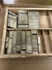 Antique Wooden Letter Press Printing Drawer Hamilton Wood 32   x16 5    Shadow Box