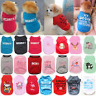 Pet Cat Puppy Small Dog Vest T-shirt Coat Dog Clothes Apparel Thin Shirt Costum   