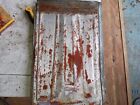 Vintage Roof Tin Tile Metal Lot Of 10 Old Used 