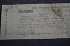 1868  signed  Aetna Insurance Company Policy Receipt