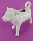 Vintage Porcelain White Cow Creamer Made In France