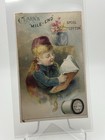 1880 s Victorian Trade Clark   s Mile-end Spool Cotton 4 1 2 X 3