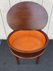 66482   Mahogany Sewing Stand Storage Cabinet