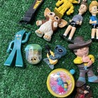 Vintage Toy Lot Of 50 Junk Drawer Jet Balls Figures Rubber Plastic Gumby Marx  