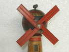 Rare Vintage Wind Up Windmill C k Trademark Litho Tin Paper   Celluloid Toy