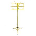 Bright Yellow Sturdy Folding Sheet Music Stand W Bag Adjustable Tripod Stand