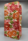Vintage 70s Floral Blender toaster can Opener Appliance Cover Set Quilted Vinyl