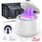 Ultrasonic Retainer Cleaner Machine 48khz Uv-c Dental Pod For Aligners Dentures
