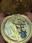 Antique N h w co Special Pocket Watch 17 Jewel Swiss Mvmt Hunter Case Train Dial