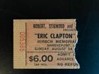 Eric Clapton Concert Ticket   Ad  And Pin  Button Shreveport Louisiana 1975