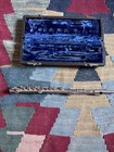 Antique Luigi Vanotti Piccolo Flute With Original Box Sn 6202 Silver Plated 