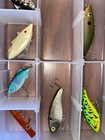 Lot 13 Vintage Rattle Traps Crank Baits Fishing Lures   Case