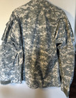Ln Us Military Issue Army Combat Uniform Acu Camo Coat Jacket Medium Long G2