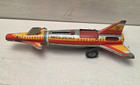 Vintage Tin Space Age Rocket Toy Naveta Spatiala Agatex Romania Space Ship Rare