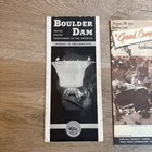6 Lot Vintage Az La Ca Travel Brochures Us Grand Canyon Nola 1940s-1950s Rare