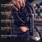 Muay Thai 3 0 Weighted Jump Rope For Men   Women - Professionally Designed Fo   