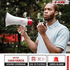 5core Megaphone Bullhorn Speaker 40w Bull Horn Rechargeable Cheer Megafono