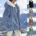 Jacket Coat Fleece Hoodie Winter Warm Women s Zipper Thermal Plush Fur  25  Off 