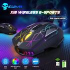 Wireless Gaming Mouse Rechargeable Rgb Optical Sensor Pc Mice For Windows 7 8 10