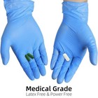 Basic Vinyl Synmax Exam Gloves - Large  Blue  Box Of 1000