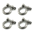 5 16 Stainless Steel 316 Marine Grade Shackle D Ring Rigging Heavy Duty 4 Pack