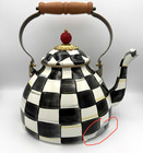 Mackenzie-childs Tea Kettle 3 Quarts Large  see Photos 